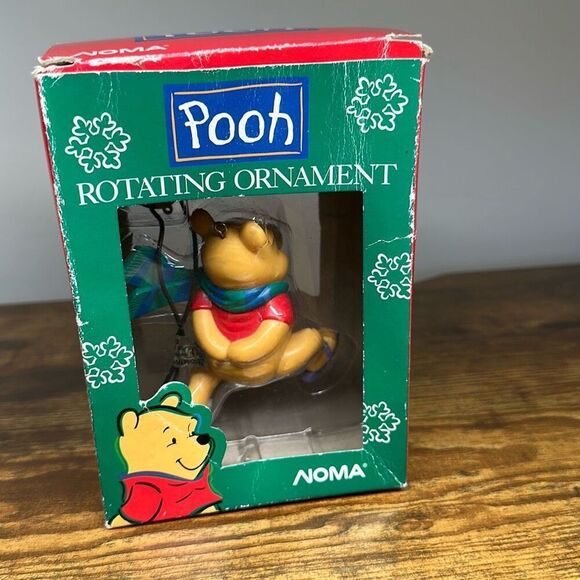 Vintage 80s 1987 NOMA Winnie The Pooh Rotating Ornament - Picture 3 of 6